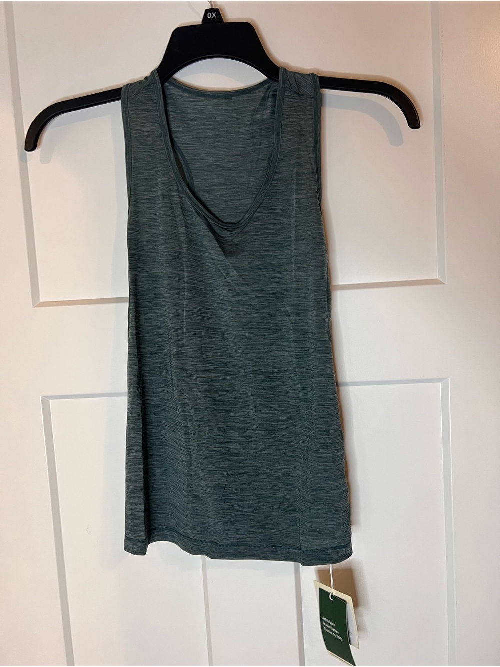 HALARA Heathered Forest Green Racerback Tank Top